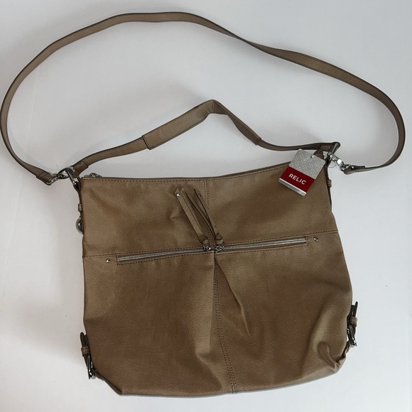 Relic Tan Crossbody Bag - Picture 1 of 10